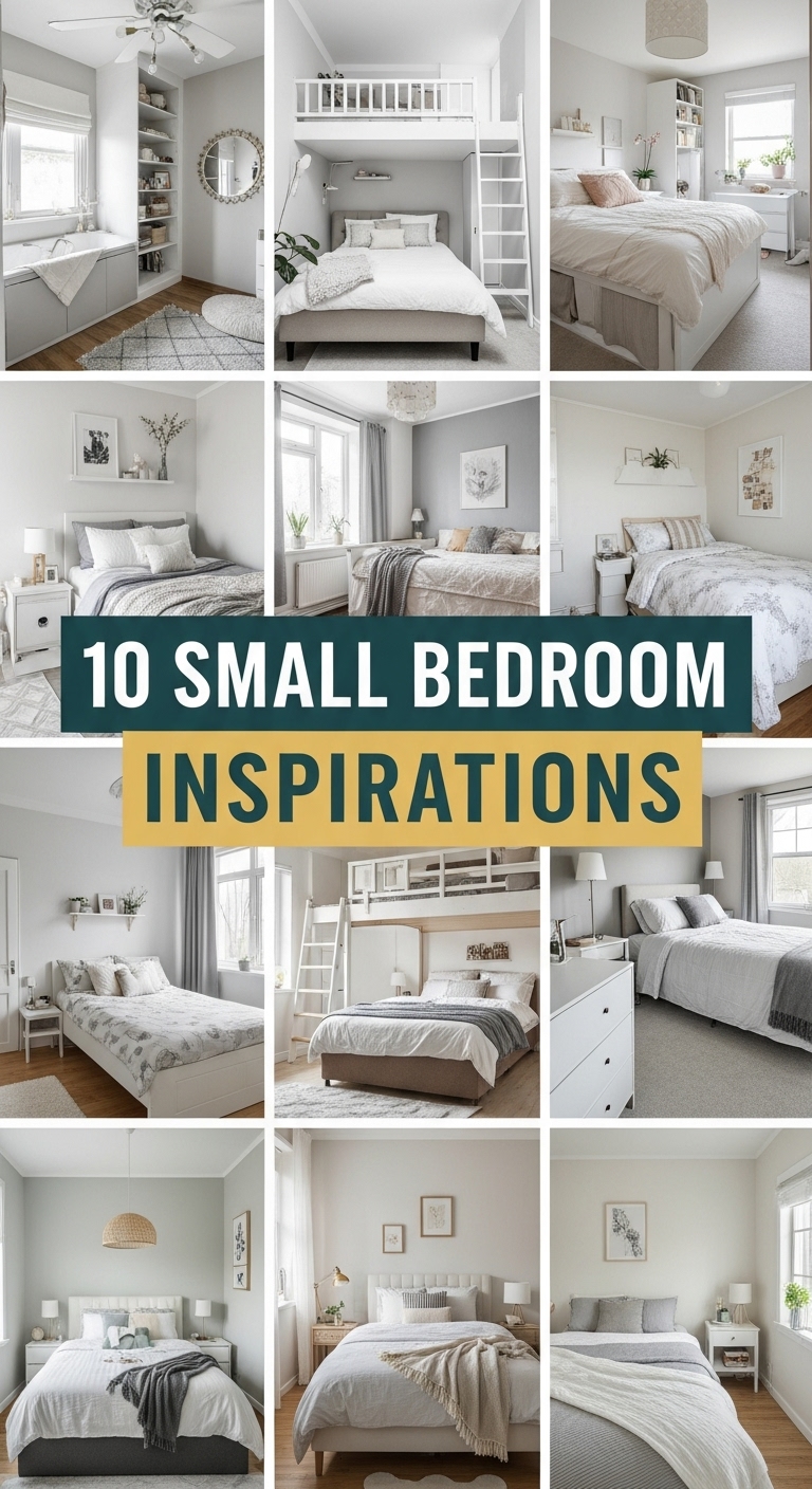 10 Small Bedroom Inspirations