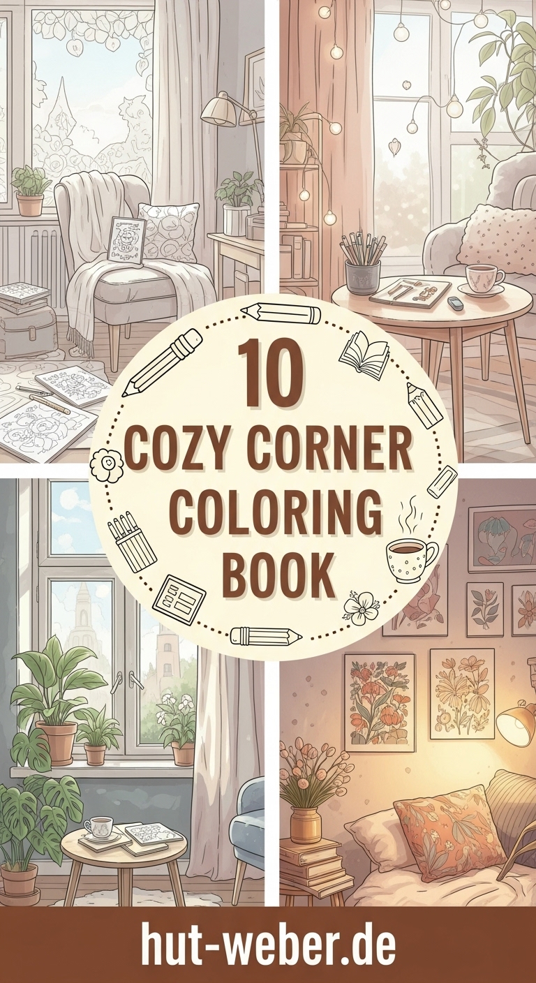 10 Cozy Corner Coloring Book