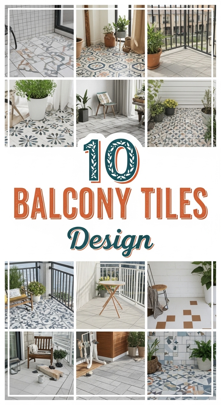 10 Balcony Tiles Design