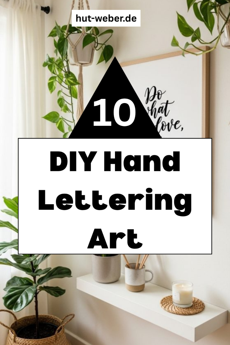 10 DIY Hand Lettering Art
