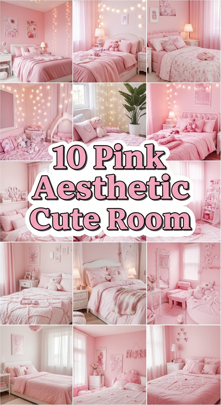 10 Pink Aesthetic Cute Room