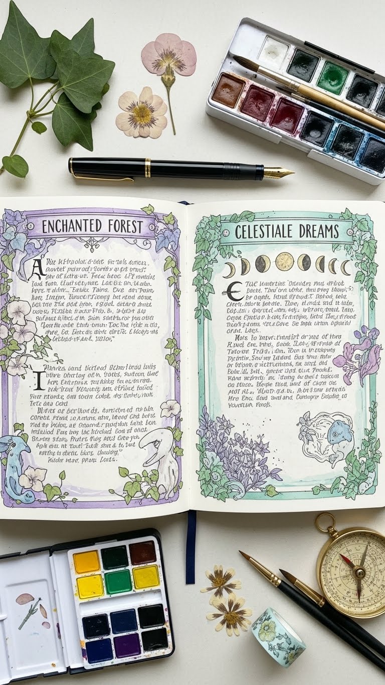 10 Creative Journal Design Ideas - Glow Ad Gather