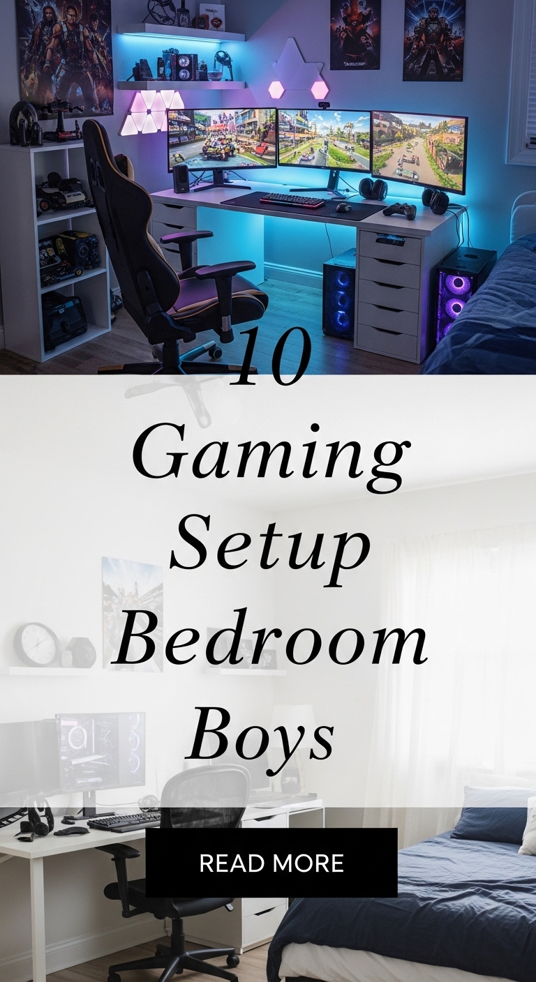 10 Gaming Setup Bedroom Boys