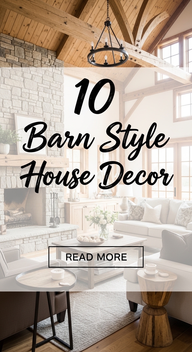 10 Barn Style House Decor