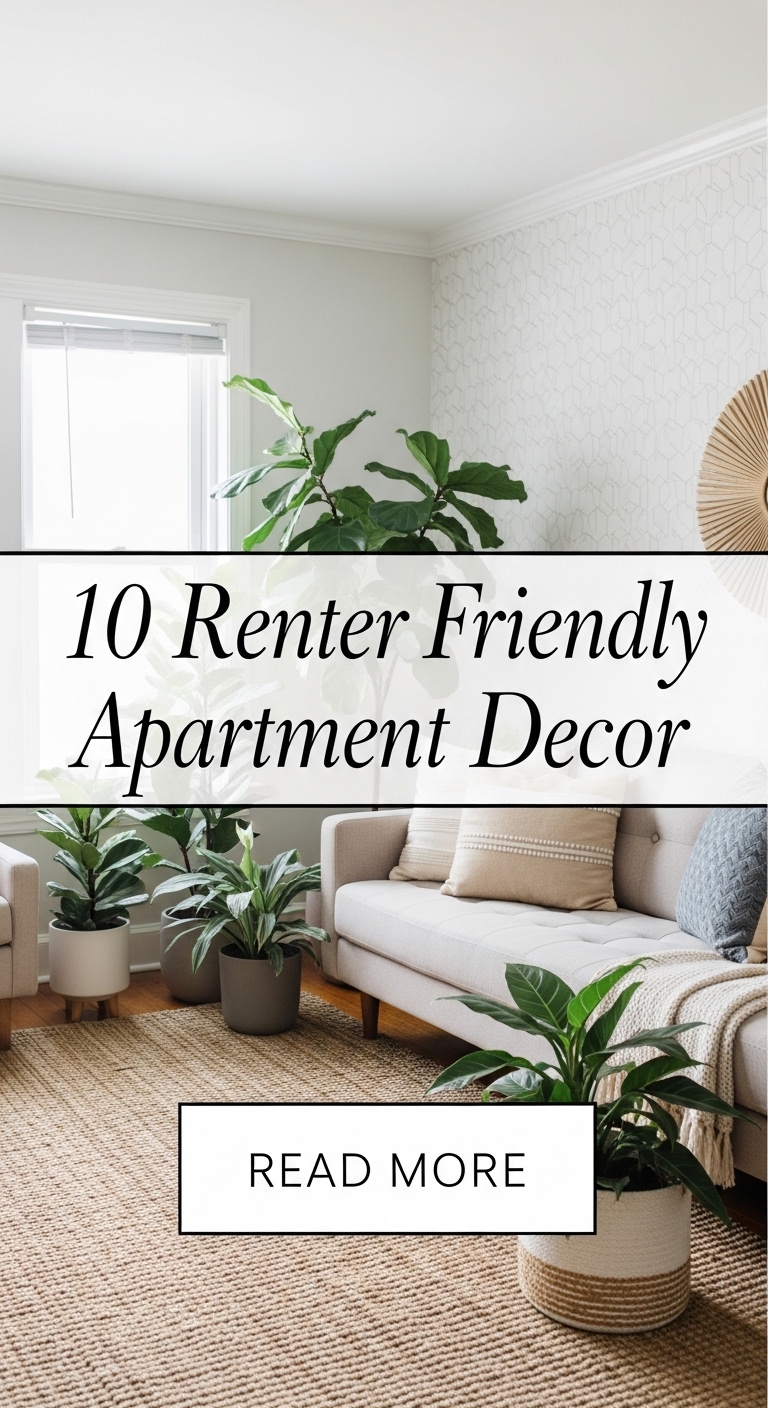 10 Renter Friendly Apartment Decor