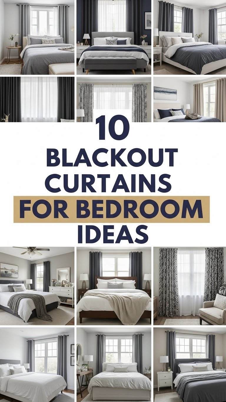 10 Blackout Curtains for Bedroom Ideas
