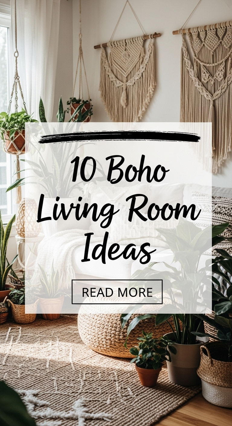 10 Boho Living Room Ideas