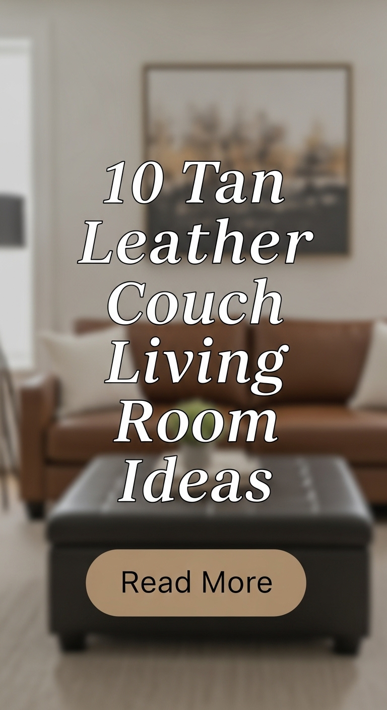 10 Tan Leather Couch Living Room Ideas