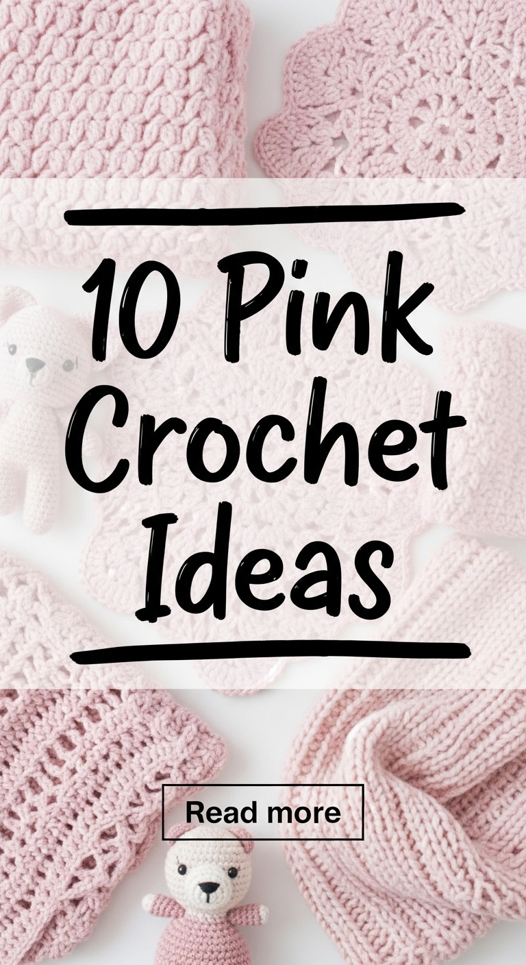10 Pink Crochet Ideas
