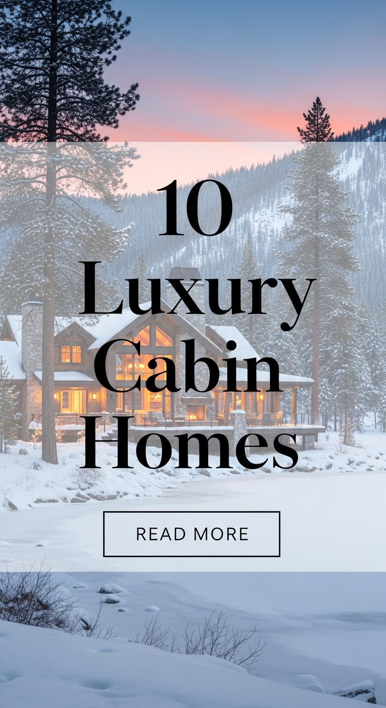 10 Luxury Cabin Homes