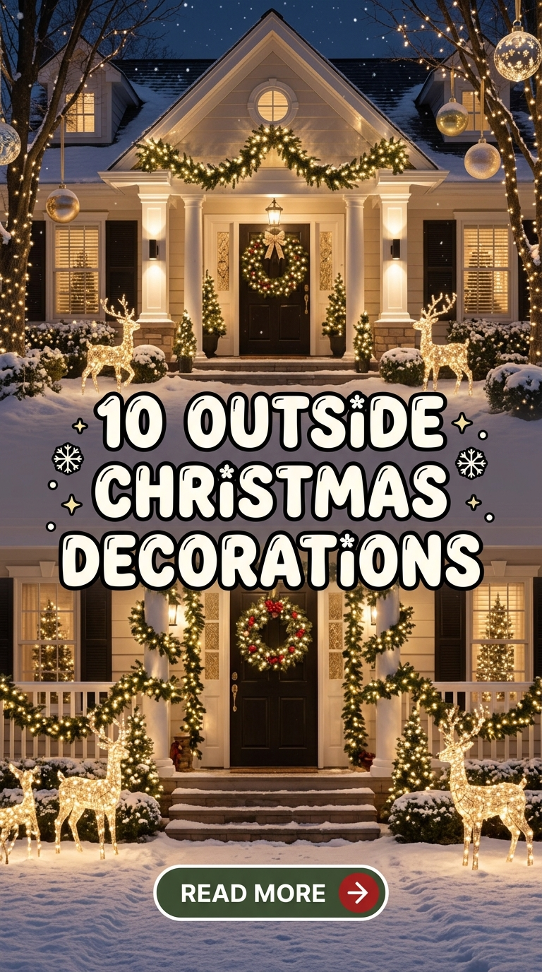 10 Outside Christmas Decorations