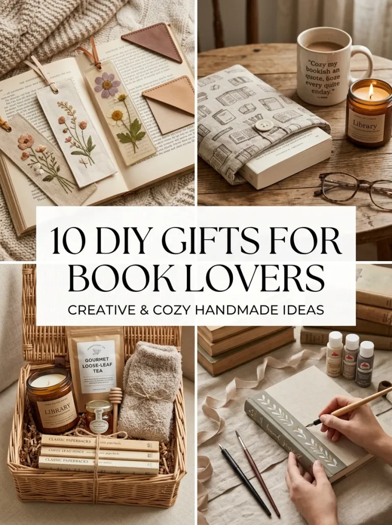 10 DIY Gifts for Book Lovers