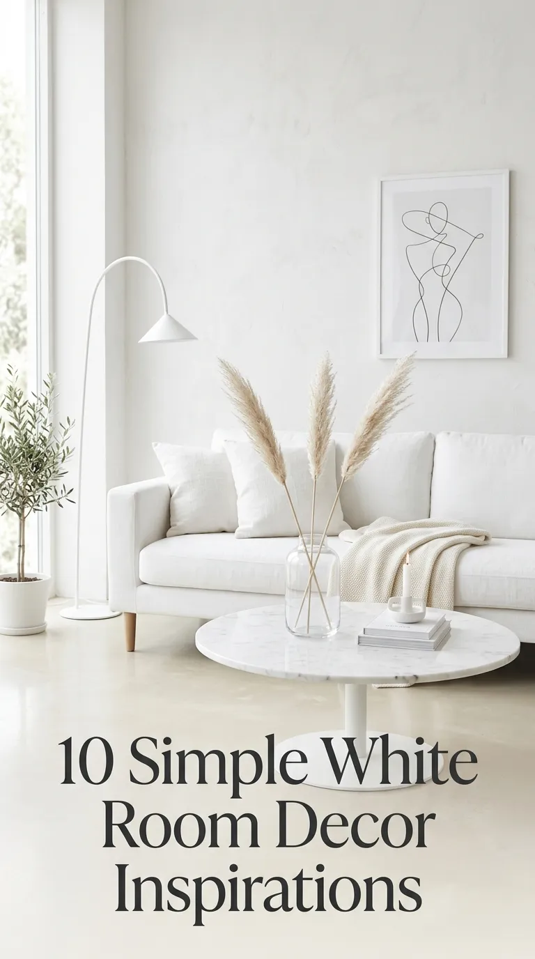 10 White Room Decor Ideas