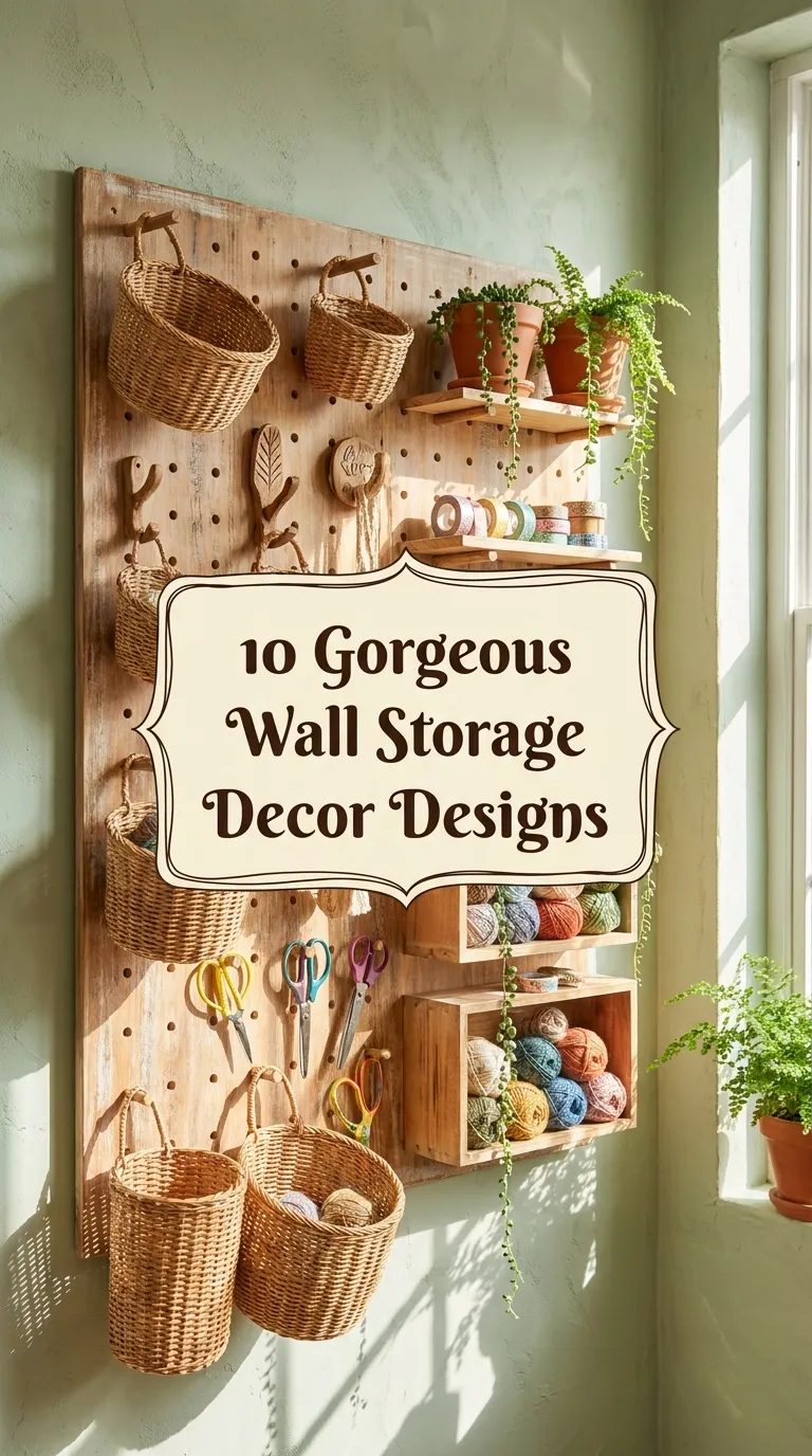10 Wall Storage Decor Ideas