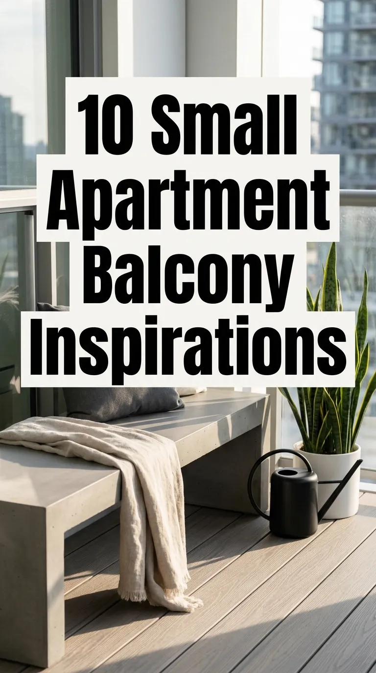 10 Small Apartment Balcony Ideas