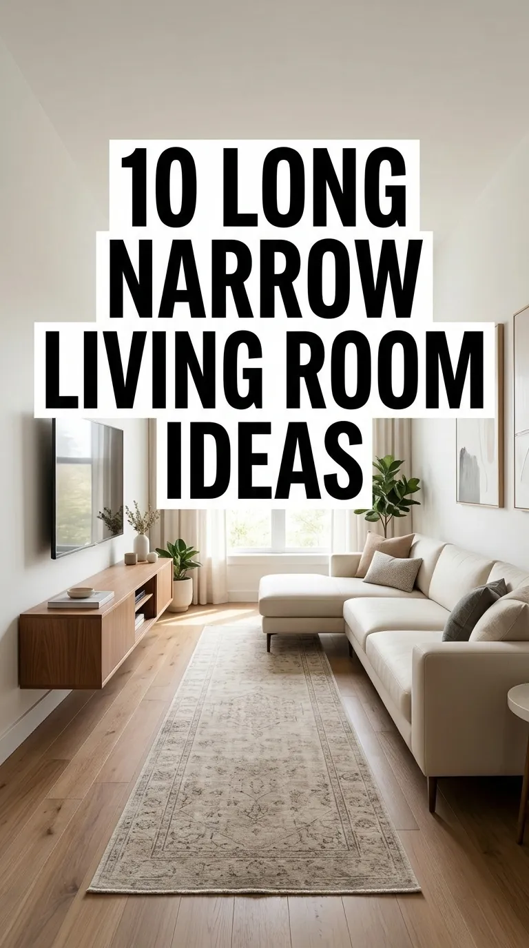 10 Long Narrow Living Room Ideas