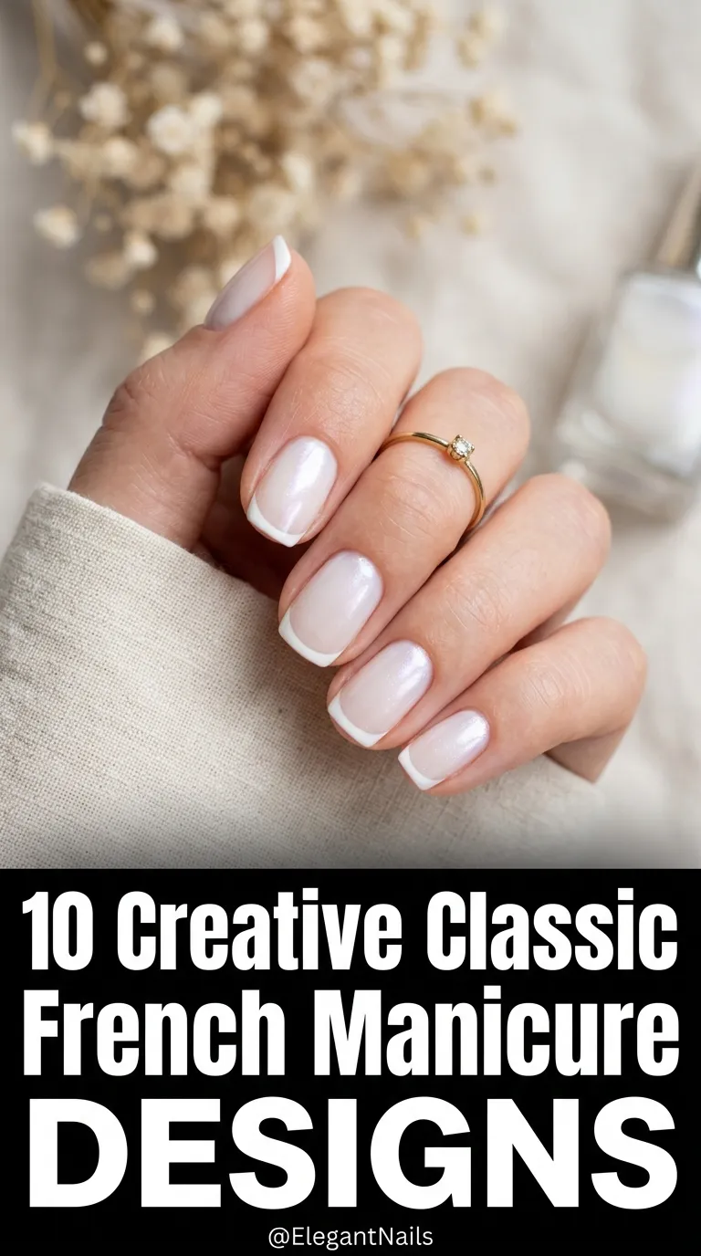 10 Classic French Manicure Ideas