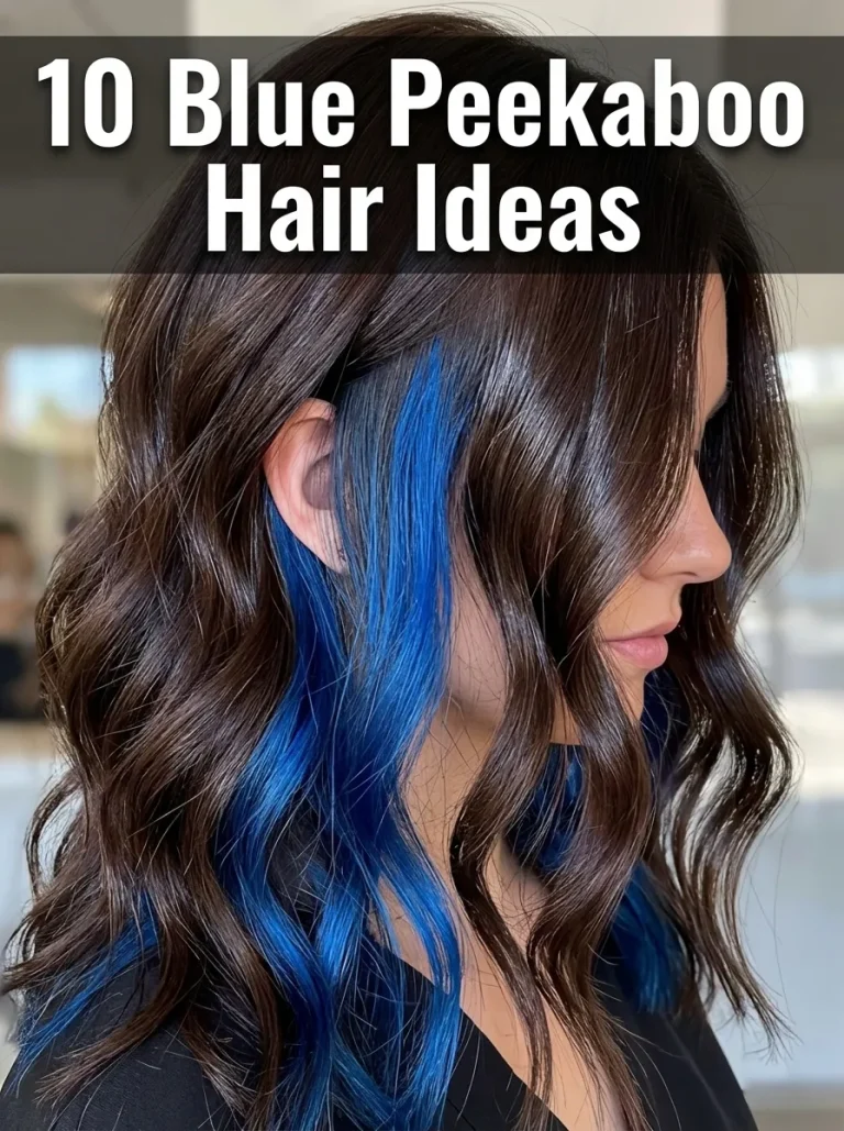 10 Blue Peekaboo Hair Ideas