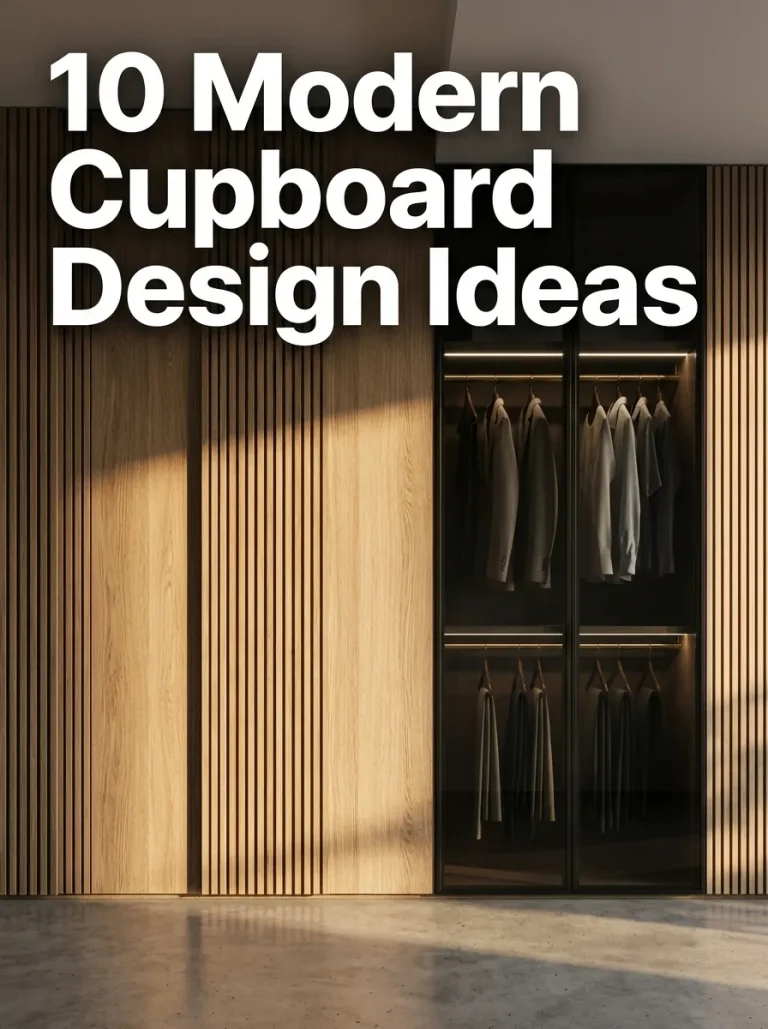 10 Modern Cupboard Design Ideas