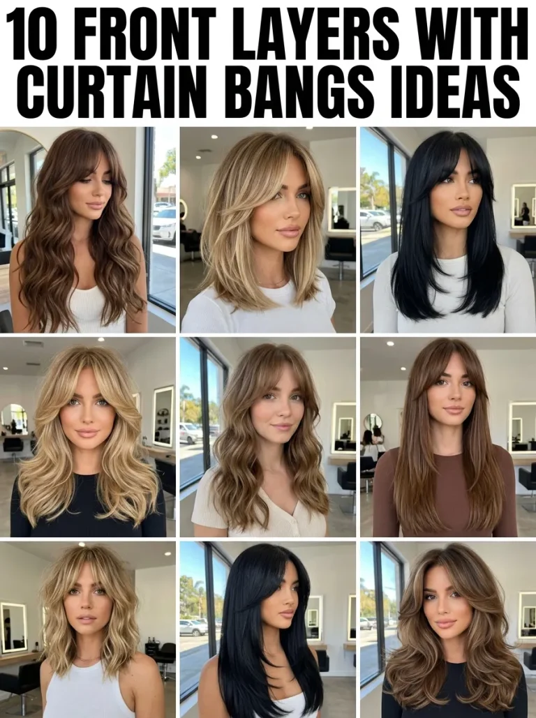 10 Front Layers With Curtain Bangs Ideas