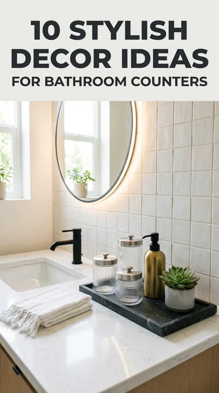 10 Bathroom Counter Decor Ideas