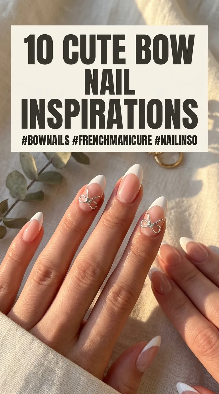10 Cute Nails Bow Ideas