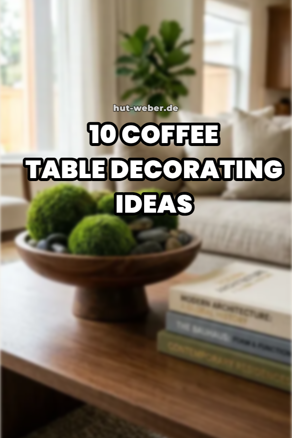 10 Coffee Table Decorating Ideas