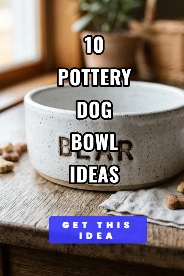 10 Pottery Dog Bowl Ideas