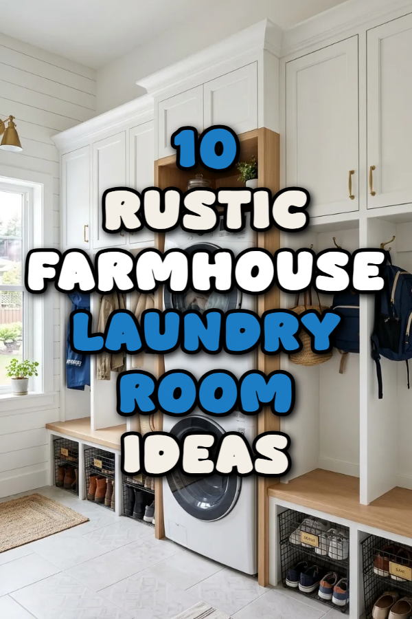 10 Mudroom Combo Laundry Room Ideas