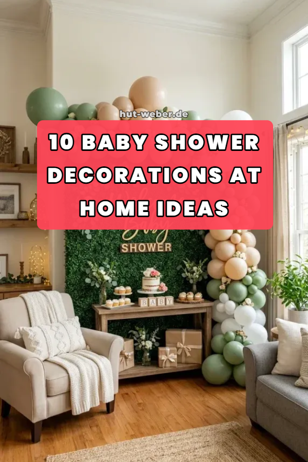 10 Baby Shower Decorations At Home Ideas