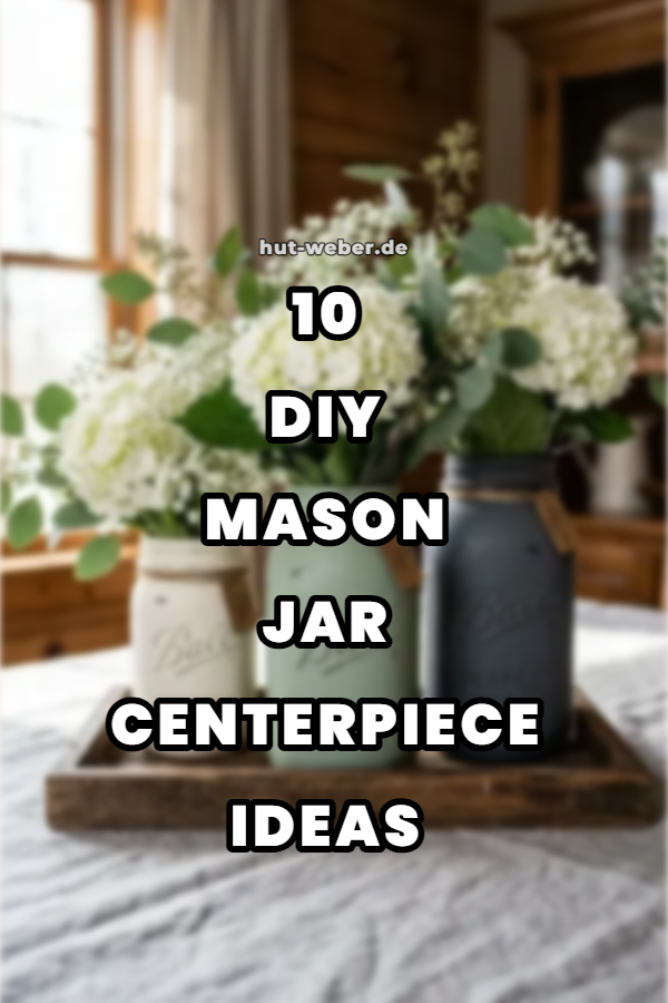 10 DIY Mason Jar Centerpiece Ideas