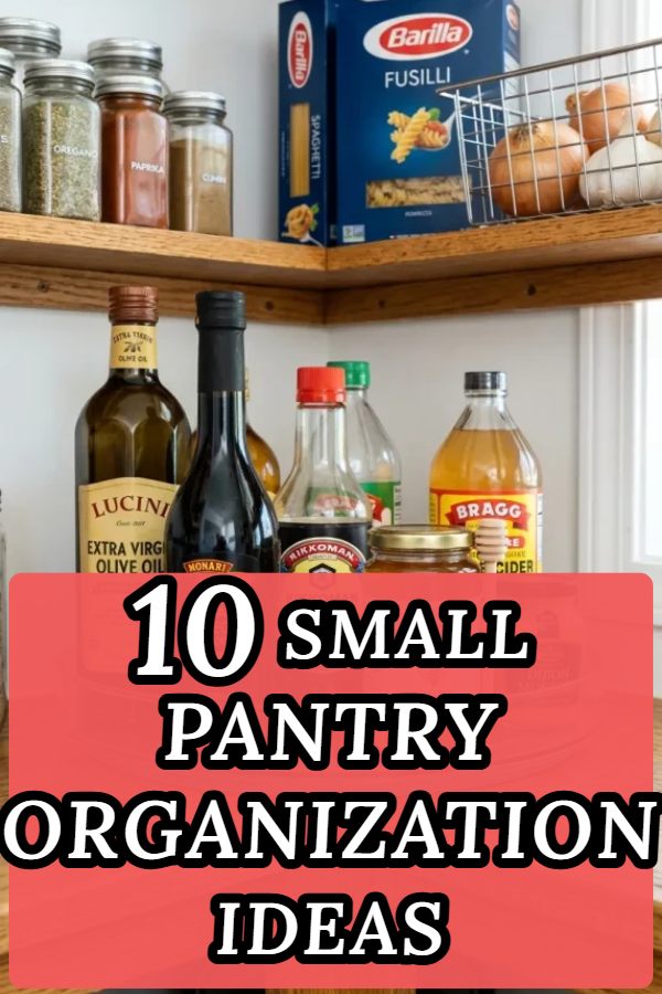 10 Small Pantry Organization Ideas