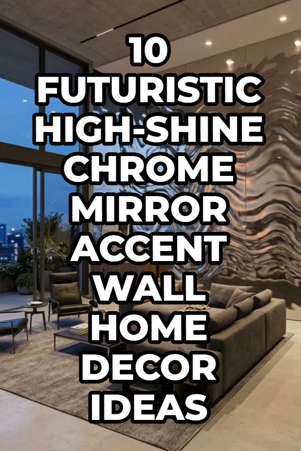 10 Futuristic High-Shine Chrome Mirror Accent Wall Home Decor Ideas